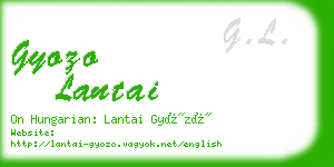 gyozo lantai business card
